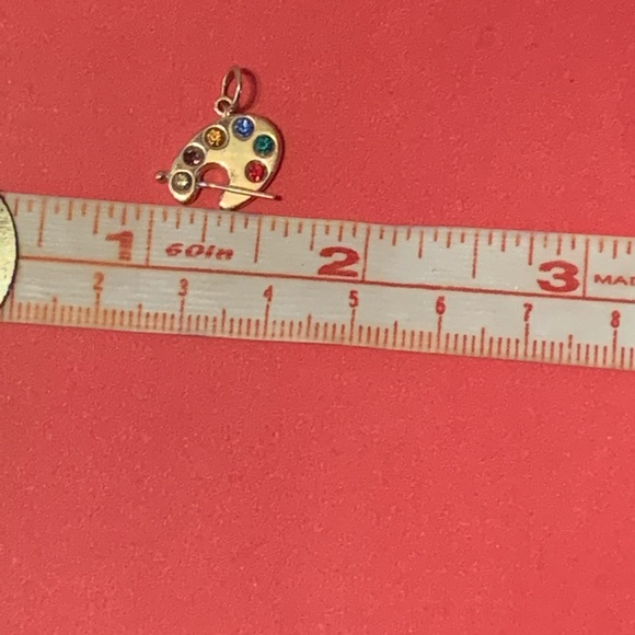 Gold Artist Palette Charm - Picture 3 of 3